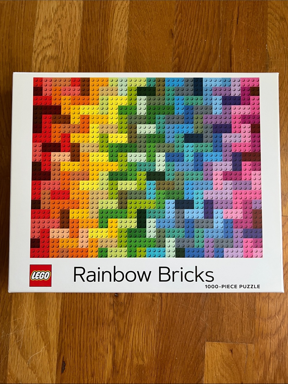 Lego Rainbow Bricks 1000 Piece Puzzle
